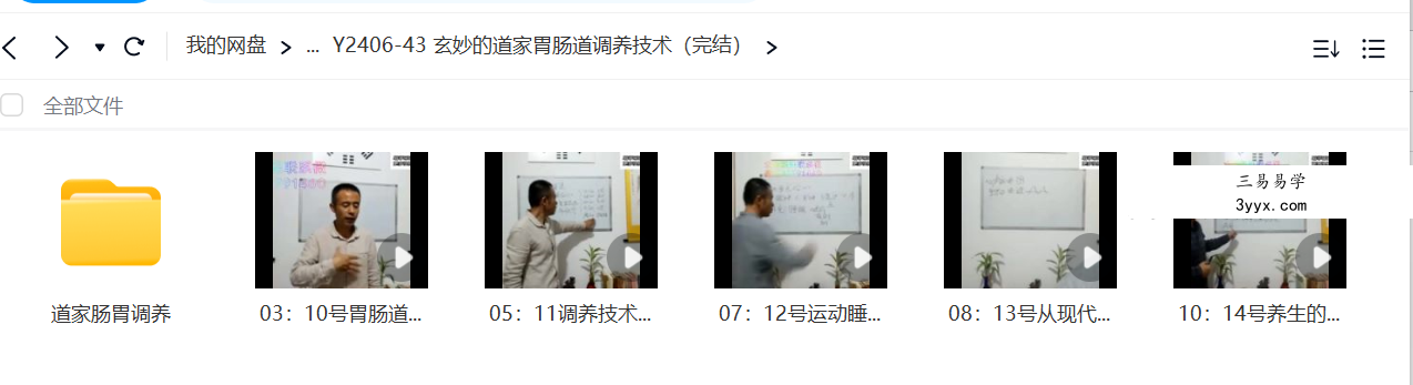 玄妙的道家胃肠道调养技术(完结) 课程封面