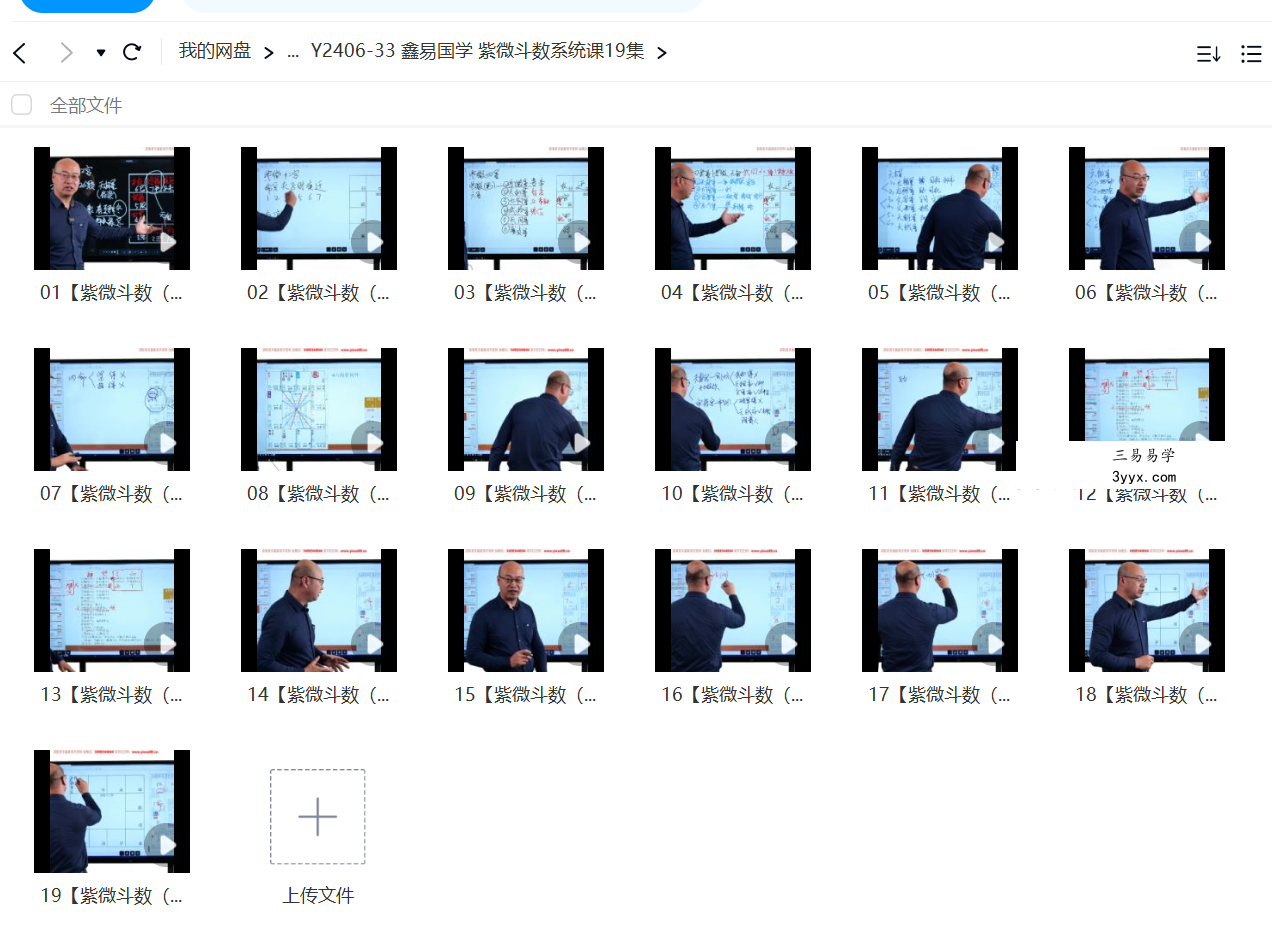 鑫易国学 紫微斗数系统课19集 课程封面