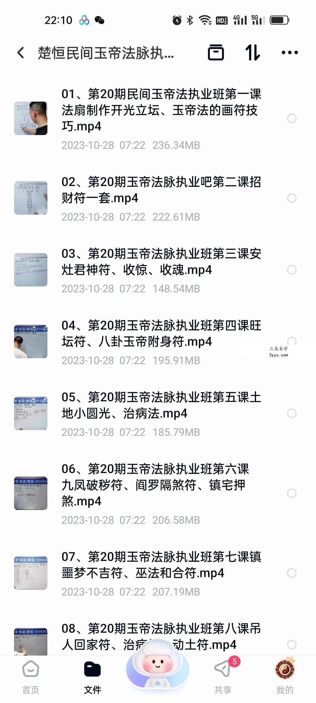楚恒易学 民间玉帝法脉执业班10集 课程封面