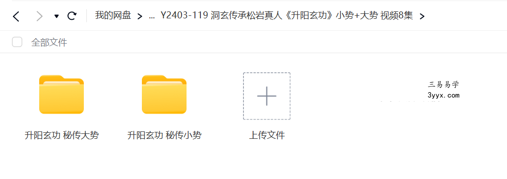 洞玄传承松岩真人《升阳玄功》小势+大势 视频8集 课程封面
