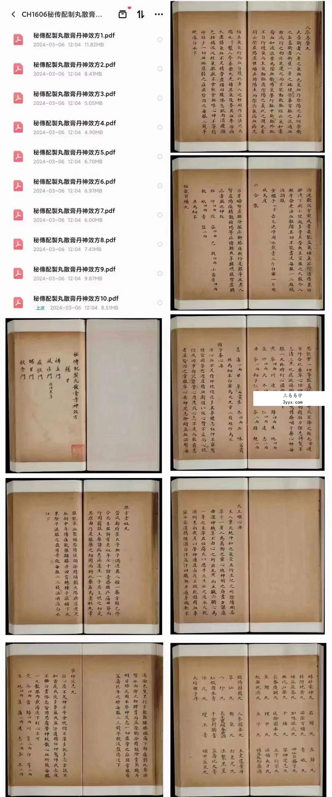 秘传配制丸散膏丹神效方10本 课程封面