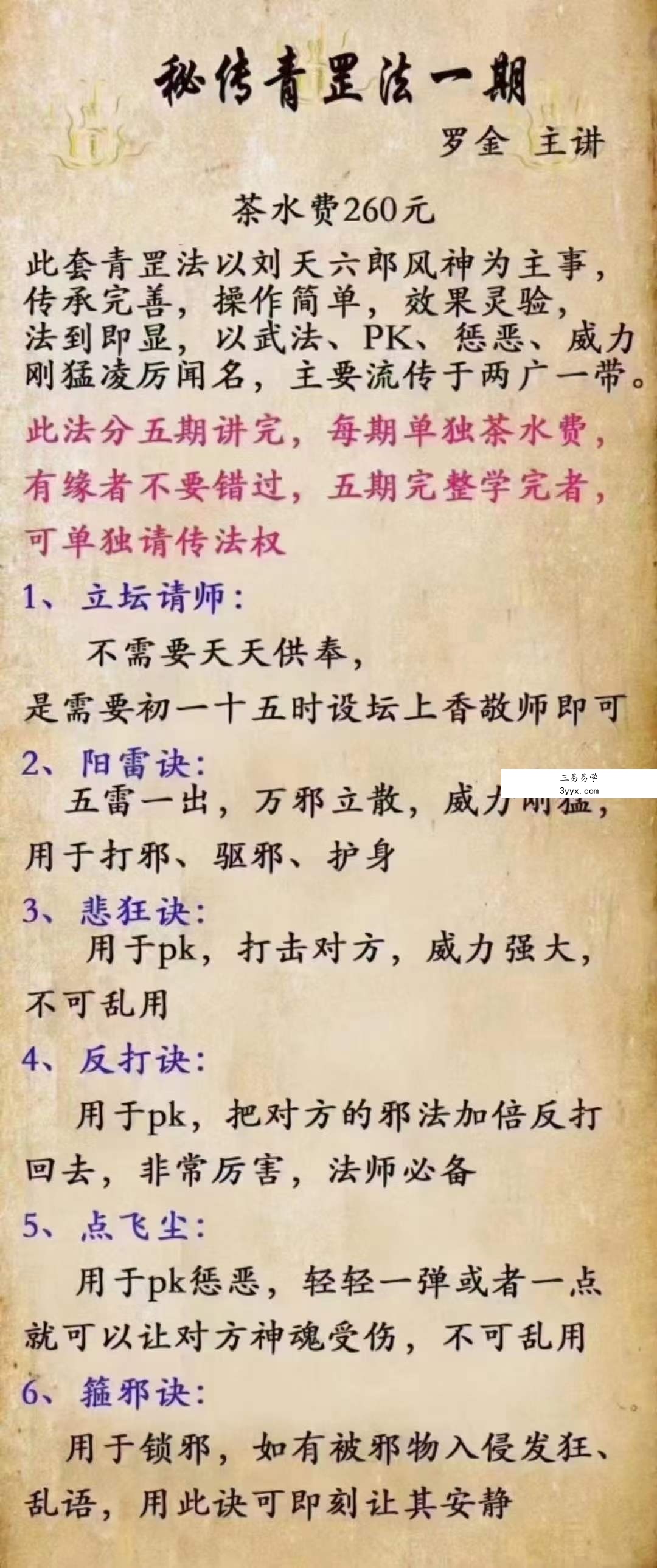 罗金 青罡法 第一期 课程封面