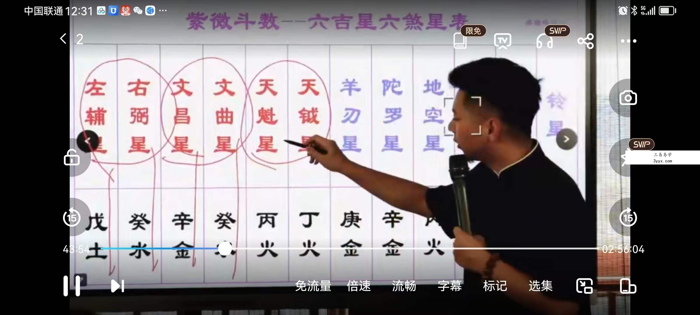 梁瑞峰紫微斗数三天线下课6集 课程封面