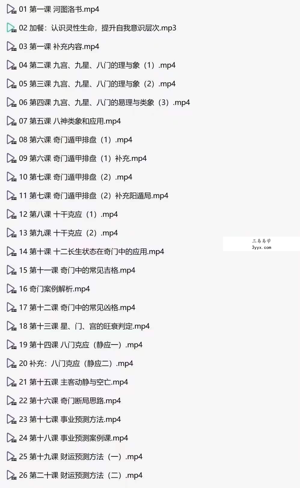 依依 奇门遁甲 26集 课程封面