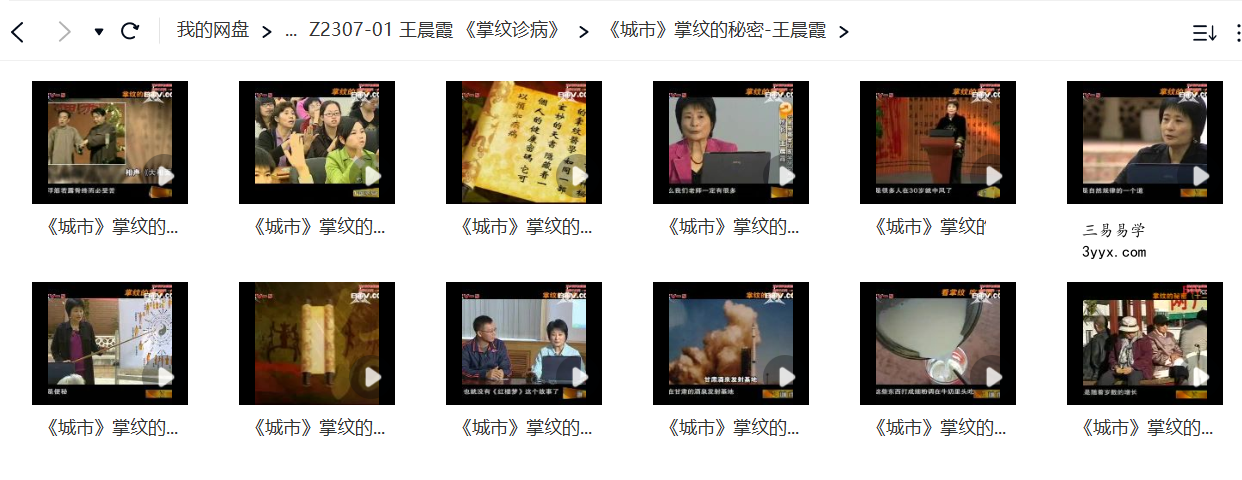 王晨霞《掌纹诊病》 课程封面