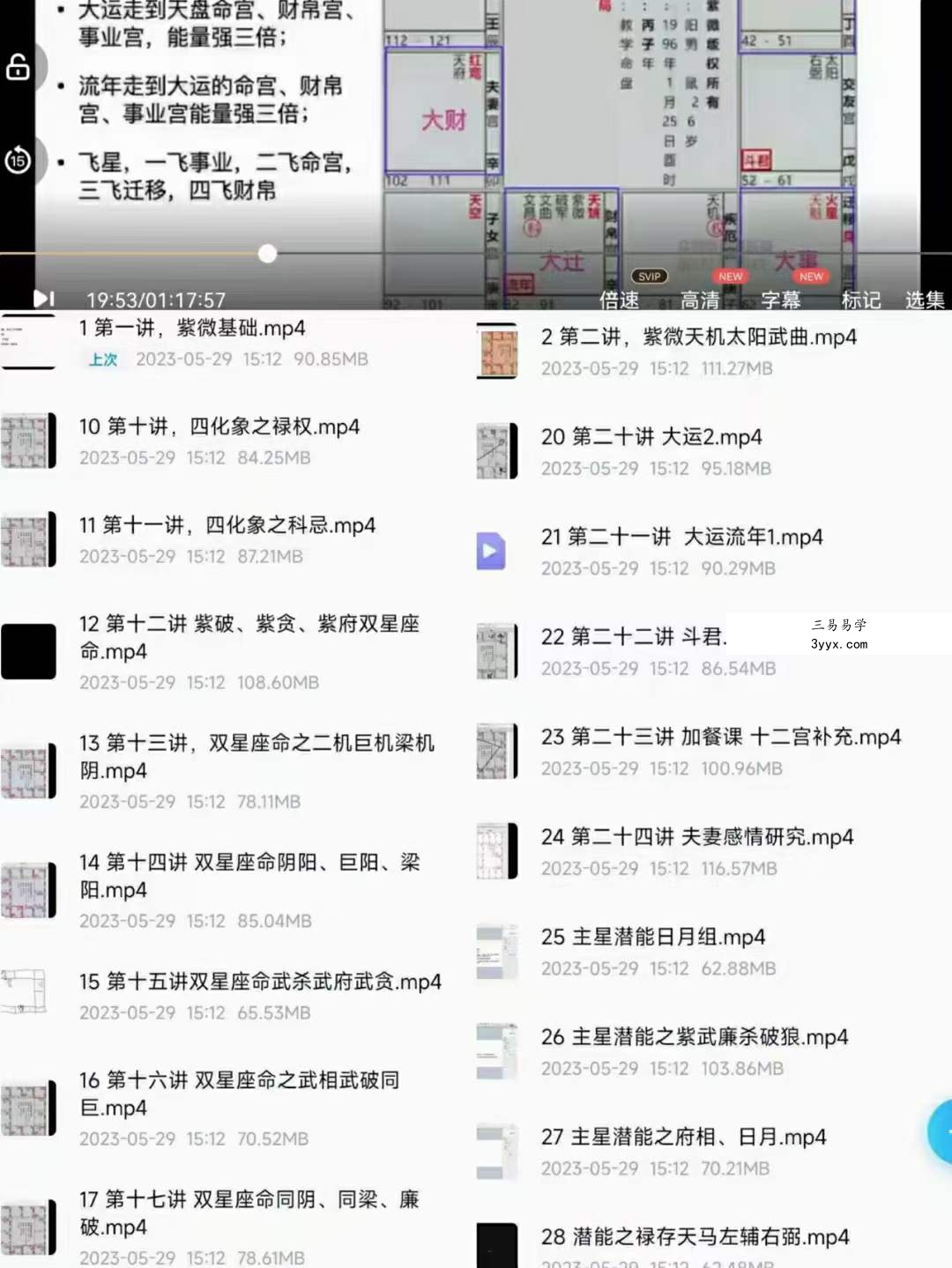 赋祺(赋棋)紫薇斗数二期32集 课程封面