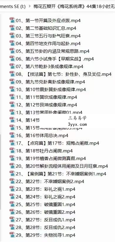 梅花五瓣开《梅花系统课》44集 课程封面