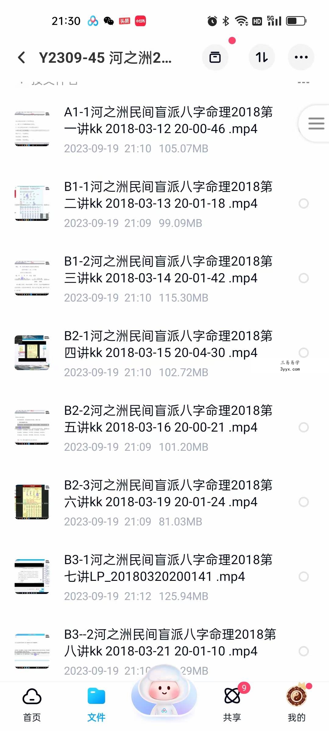 河之洲2018民间盲派八字命理学员班视频47集 课程封面