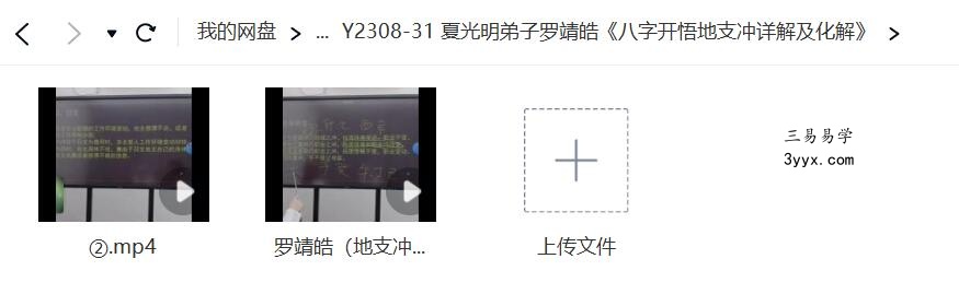 夏光明弟子罗靖皓《八字开悟地支冲详解及化解》 课程封面