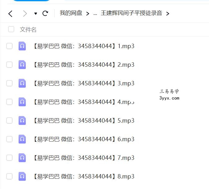 王建辉2014民间子平八字歌诀上课录音 资料 课程封面