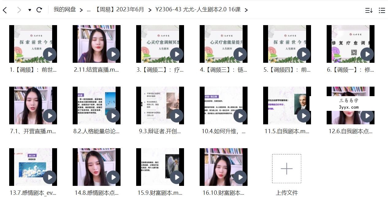 尤尤-人生剧本2.0 16课 课程封面