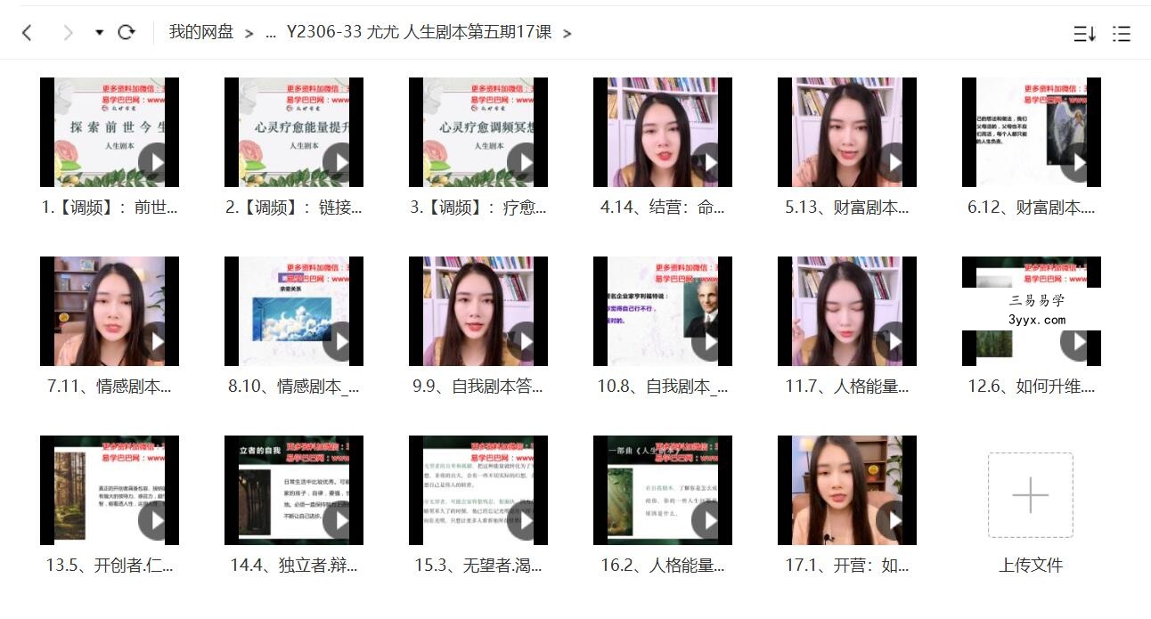 尤尤 人生剧本第五期17课 课程封面