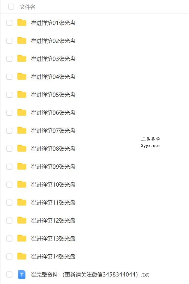 崔进祥 2011年4月子平格局面授班录像 课程封面