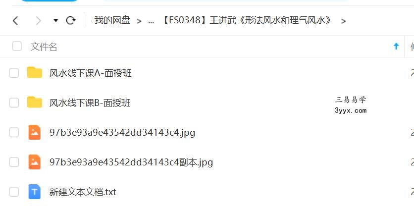 王进武《形法风水和理气风水》 课程封面