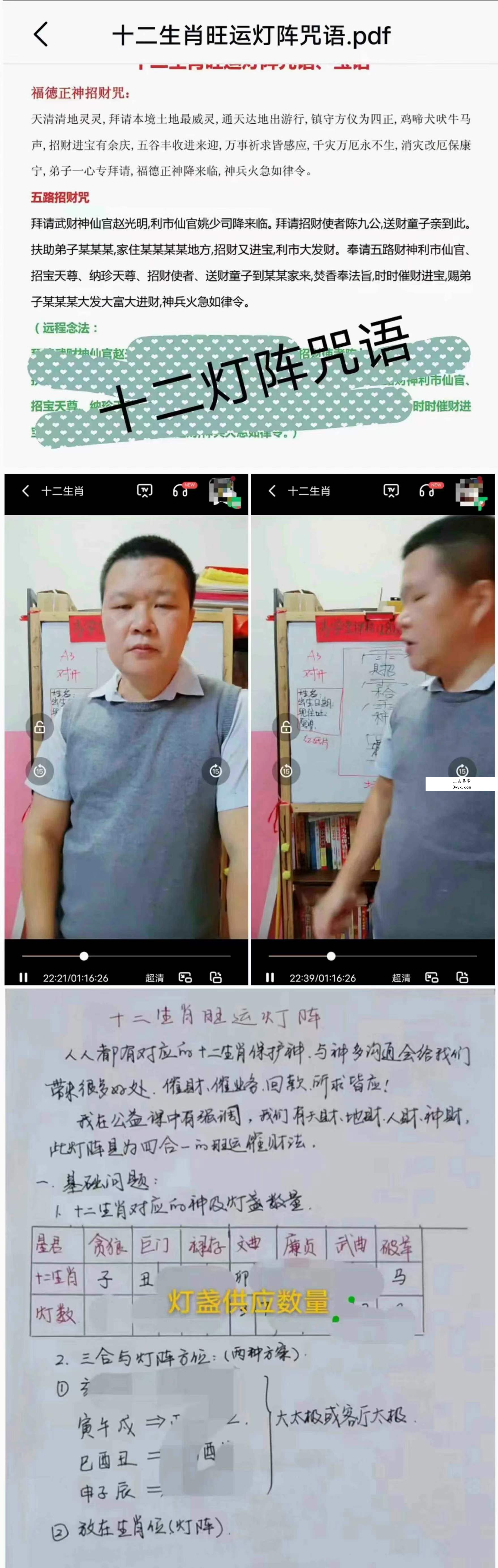 易旺十二生肖催财旺运灯阵 视频+文档 课程封面