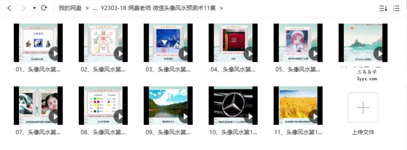 炳熹老师 微信头像风水预测术11集 课程封面
