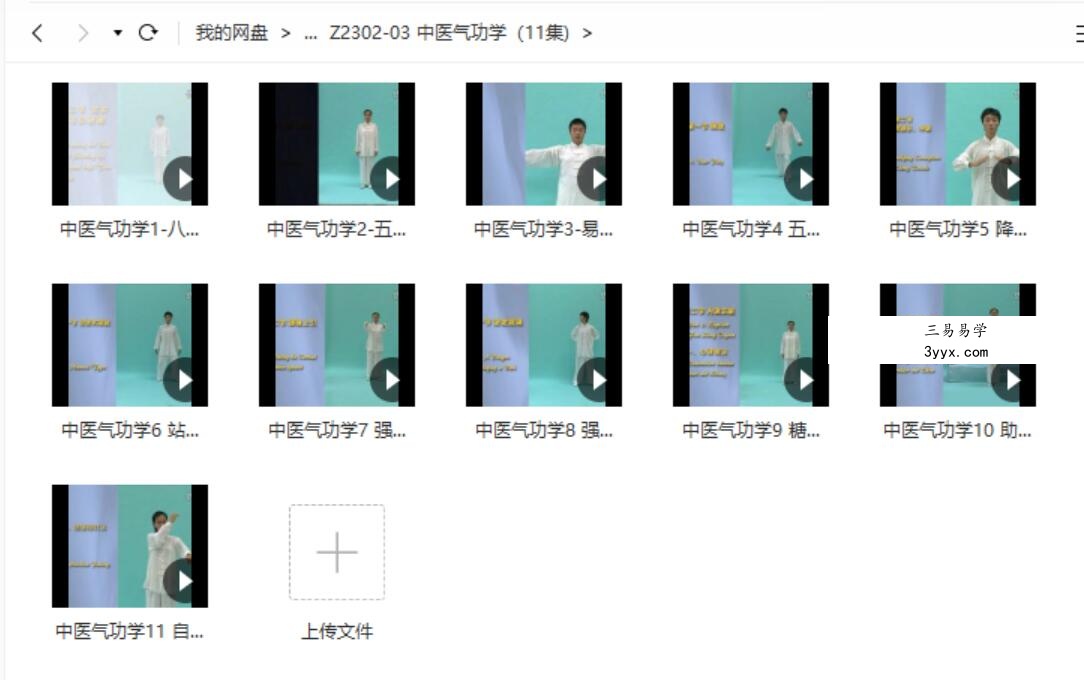 中医气功学（11集) 课程封面