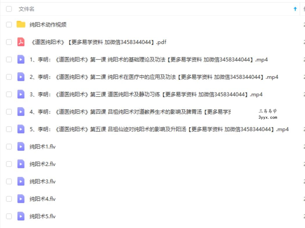 玄门道家五术-《道医纯阳术》 课程封面