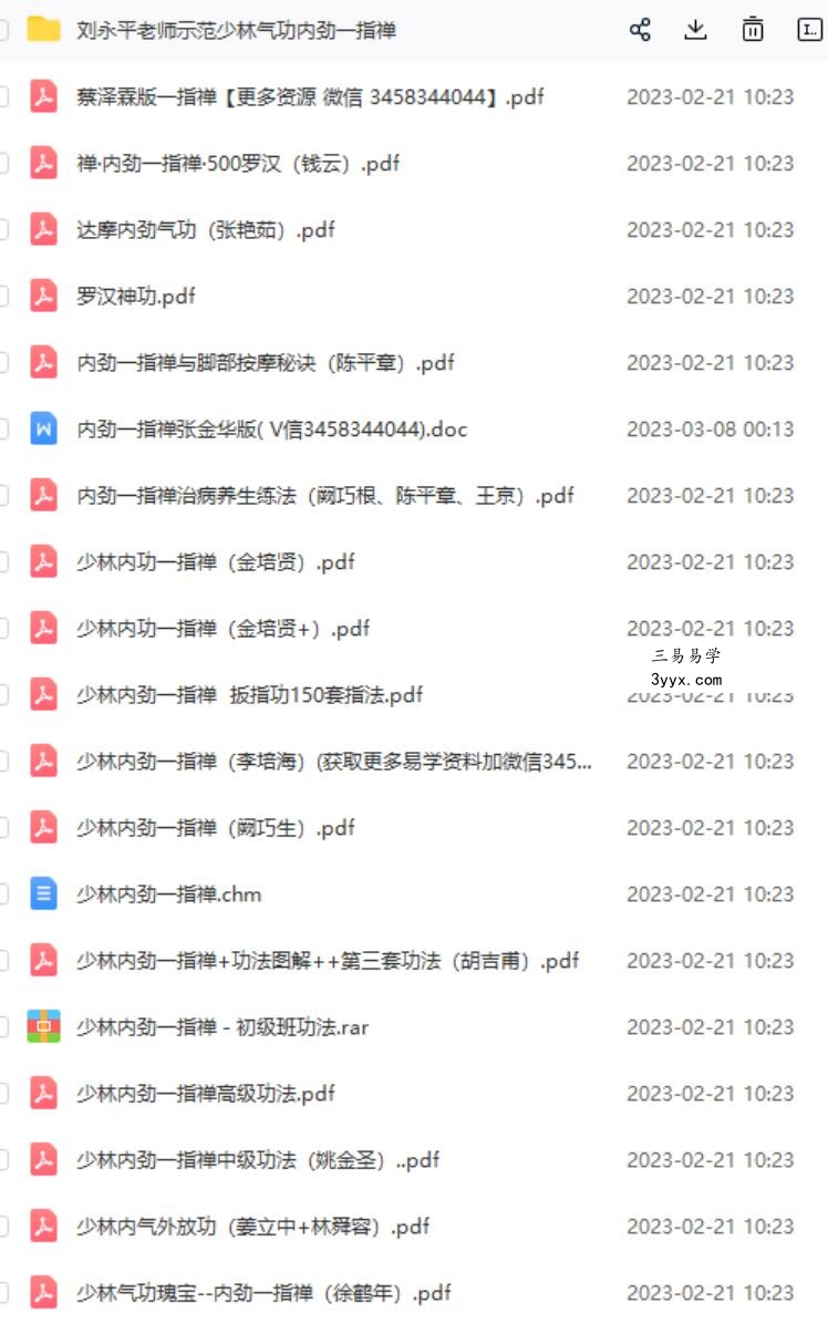 少林内功内劲一指禅 课程封面