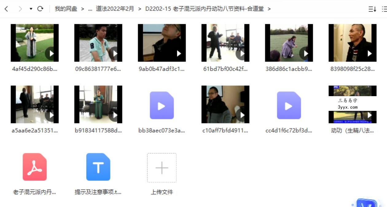老子混元派内丹动功八节资料-合道堂 课程封面