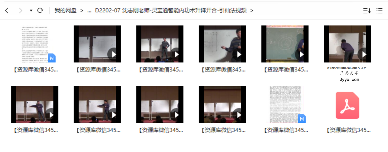 沈志刚老师-灵宝通智能内功术升降开合-引仙法视频 课程封面