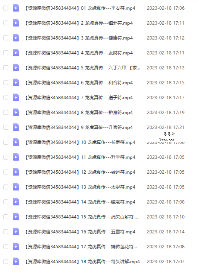 道教天师符咒龙虎真传视频张家模亲授升官送子发财消灾 课程封面