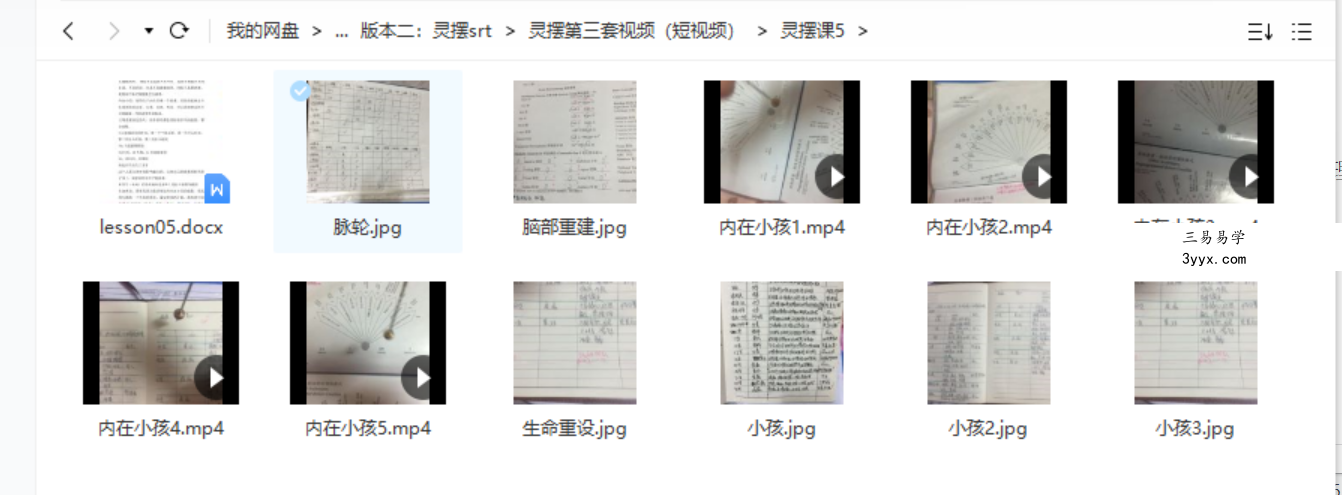 srt灵摆调疗愈初中高视p+音p占卜神秘灵性疗愈两版本素材 夸克网盘 课程封面