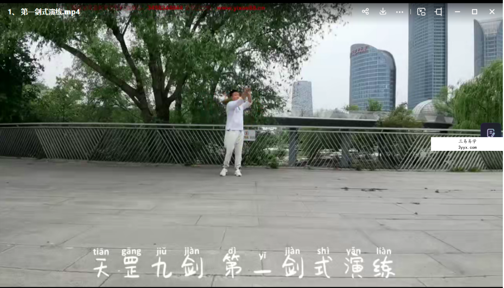 霍毅迅天罡九剑 6集视频+文档 课程封面