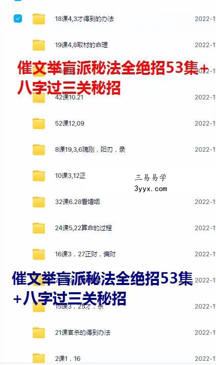 催文举盲派八字四期课程53课录音+图片 课程封面