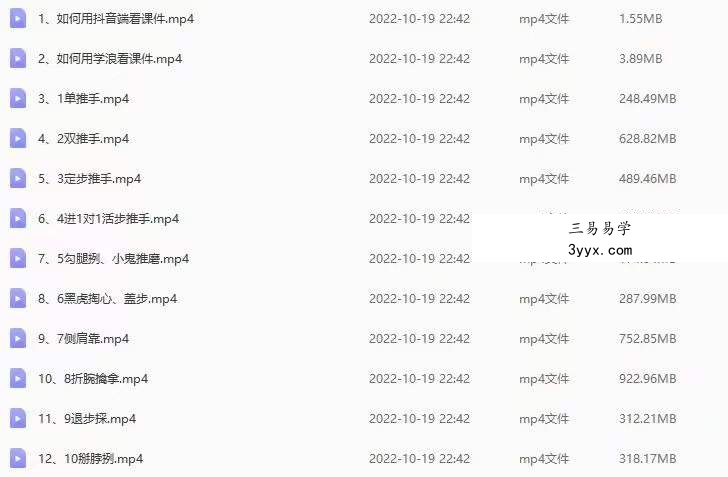王战军 推手全集 丹田抖弹 百度网盘下载 课程封面