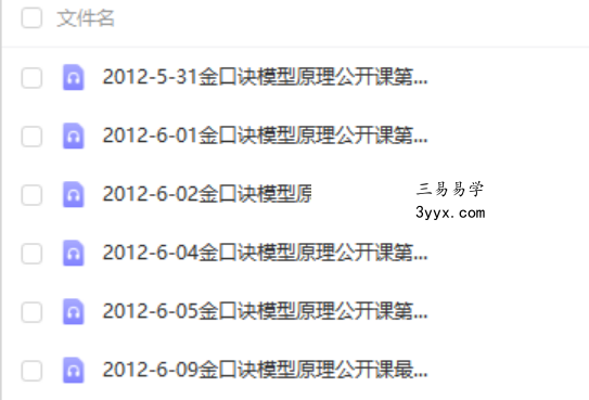 沉默言金口诀 金口诀纵横论 金口诀模型原理课程资料 百度网盘下载 课程封面