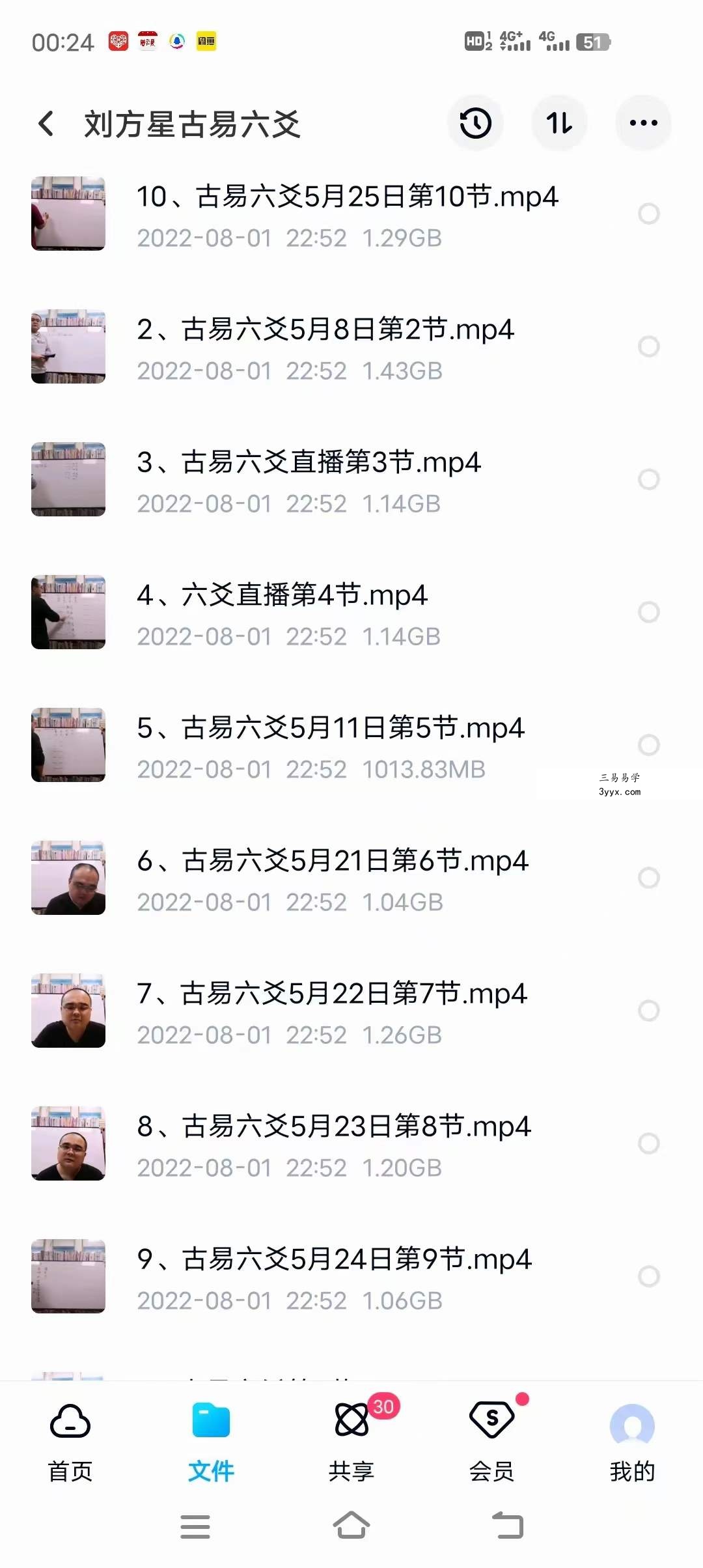 刘方星古易六爻 10集 百度网盘下载 课程封面