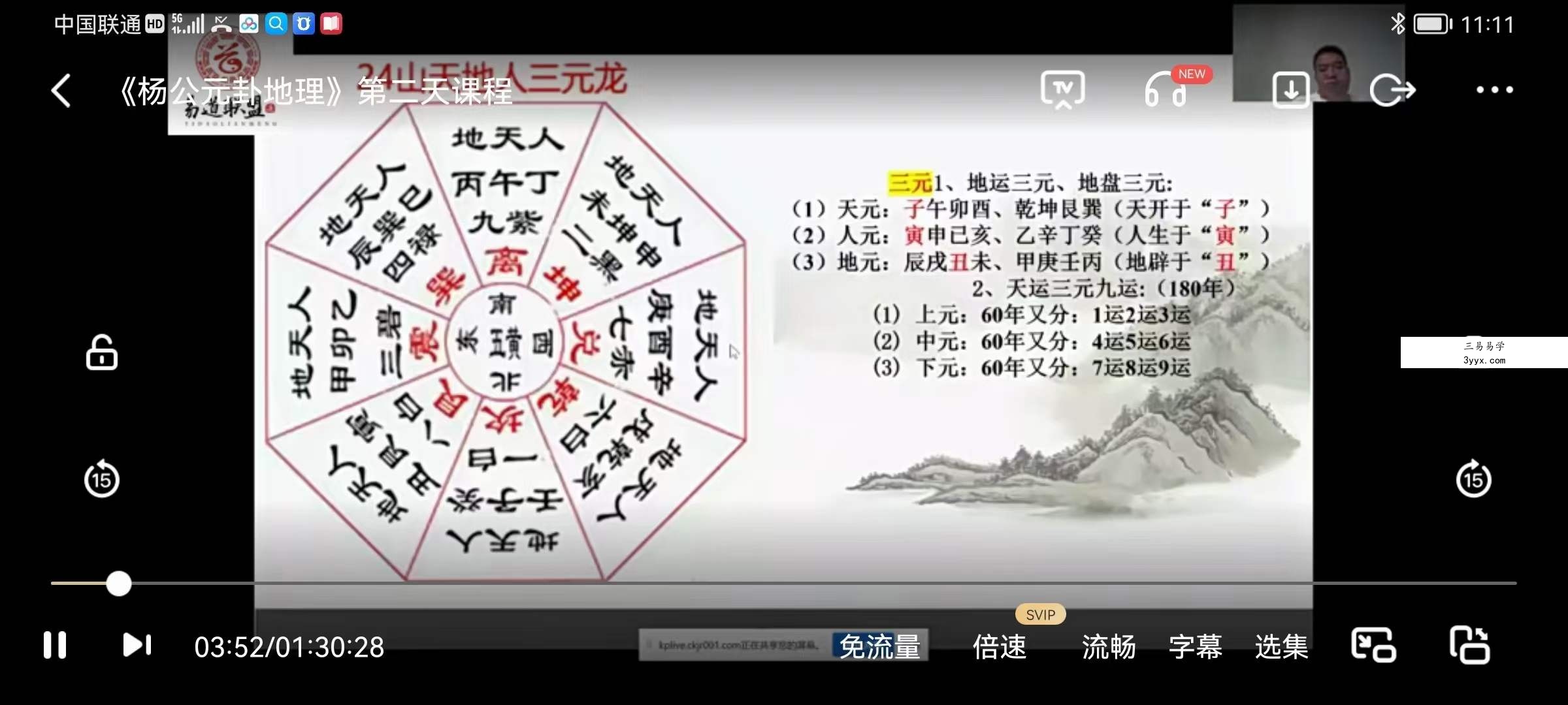 王易成2022年杨公元卦风水课程15集视频 百度网盘下载！ 课程封面