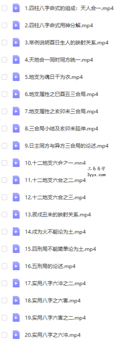 刘世存-《人生基因八字命理》视频40集(完整版) 课程封面