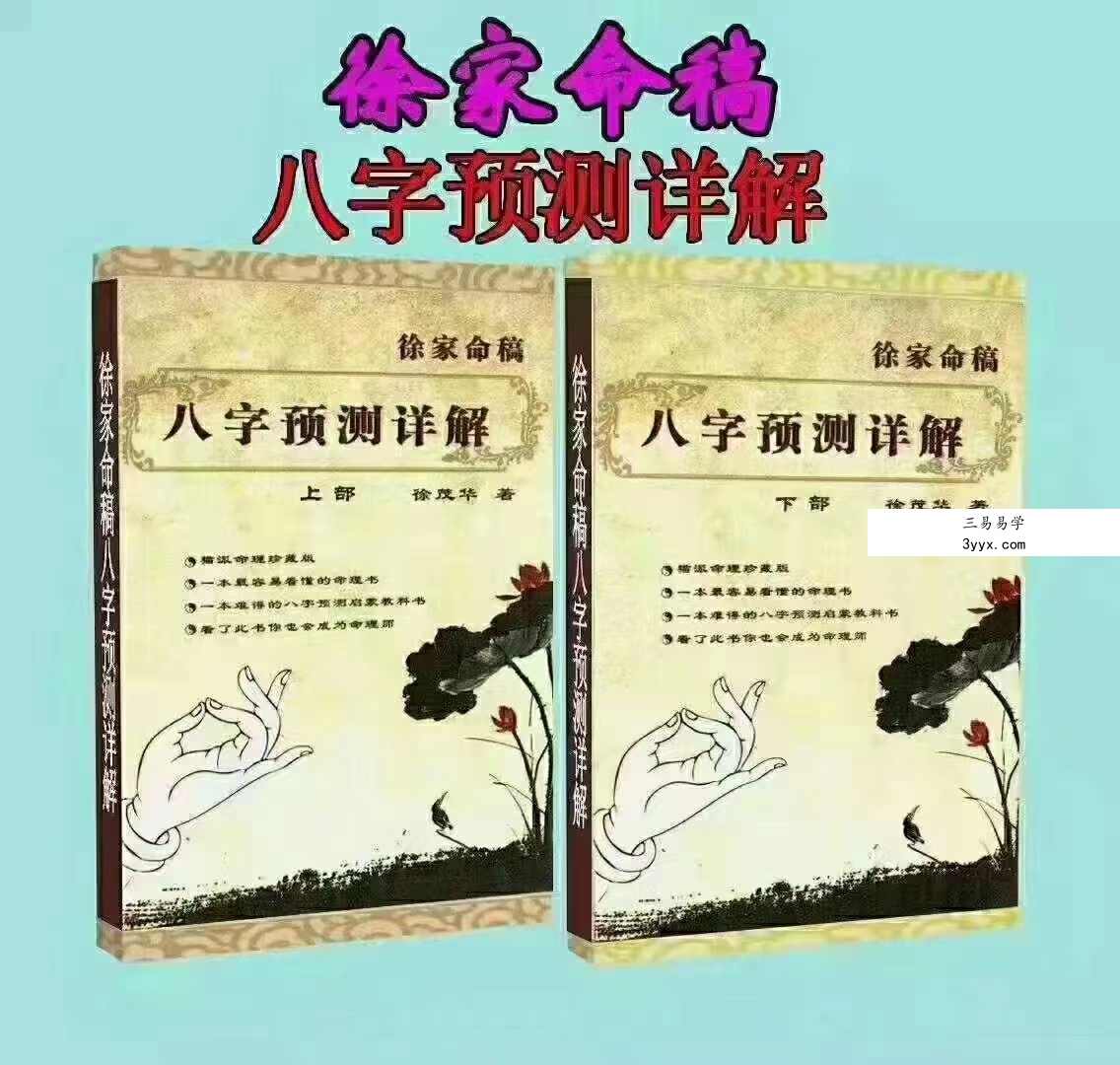 徐茂华八字预测详解上下册 课程封面