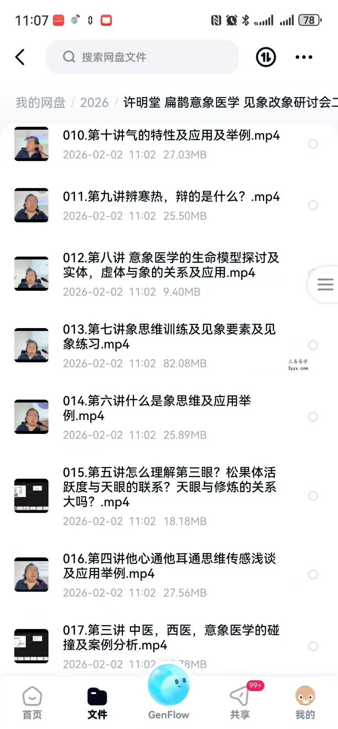 许明堂 扁鹊意‮医象‬学 见象改象‮讨研‬会二期50集 资料图片