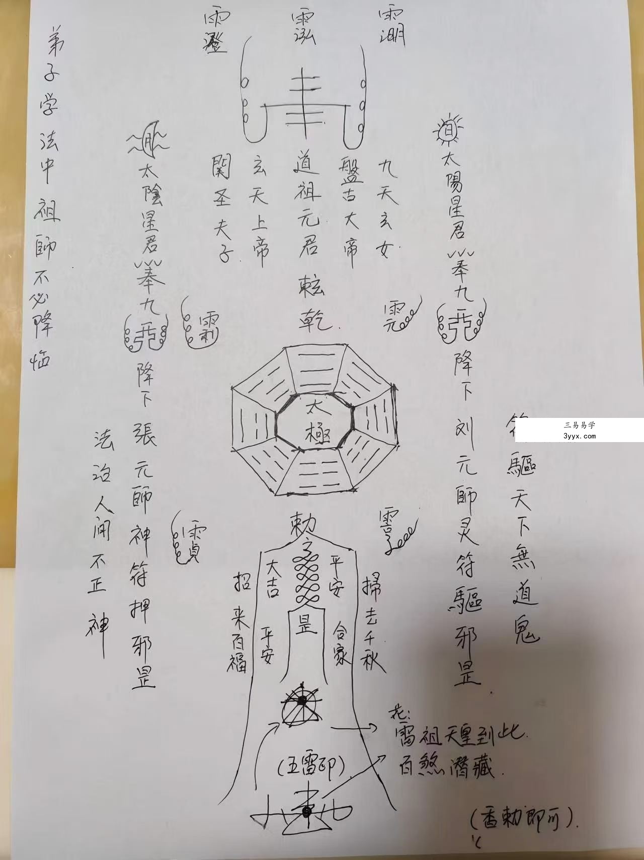 楚恒易学 李钦霆 八卦祖师镇煞化煞大符法 视频+课件 资料图片