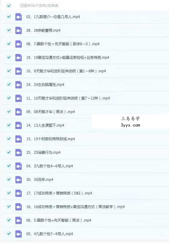 九数生命能量31集 资料图片
