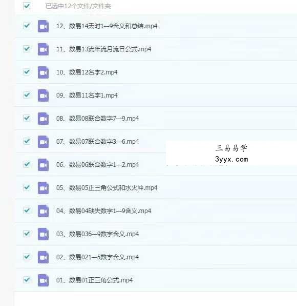 童楚涵 数字易学12集 资料图片