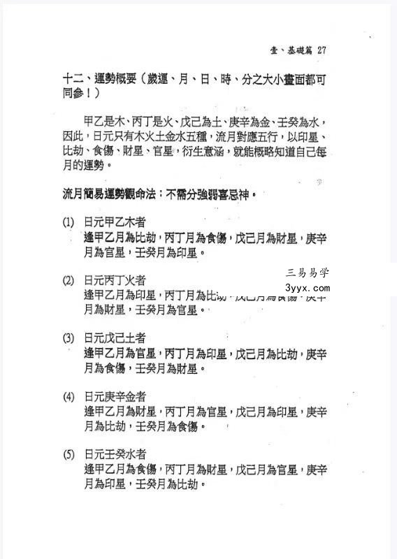 文衡富《六柱十二字推命法》502页 资料图片
