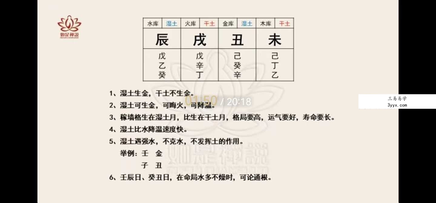 如是禅说【明玄】四柱学高阶班21集 资料图片