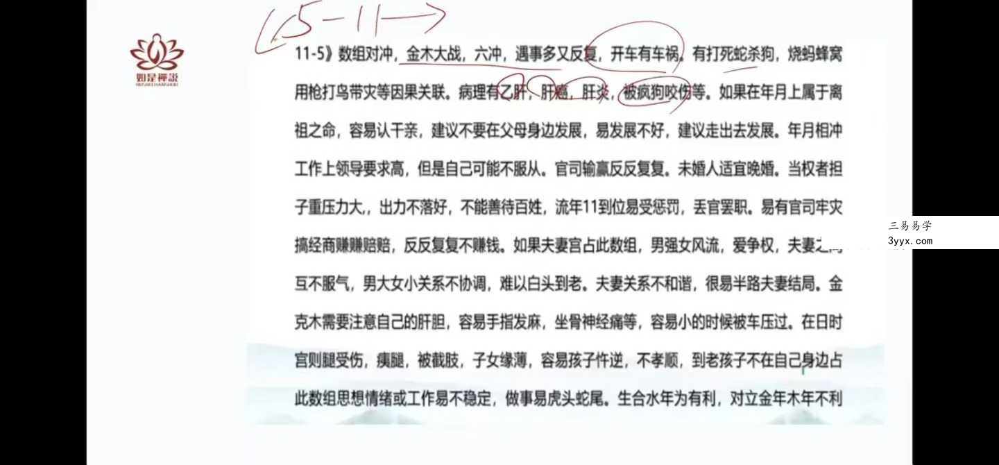 【如是禅说讲堂】数字八字（泰洁）高级班35集 资料图片