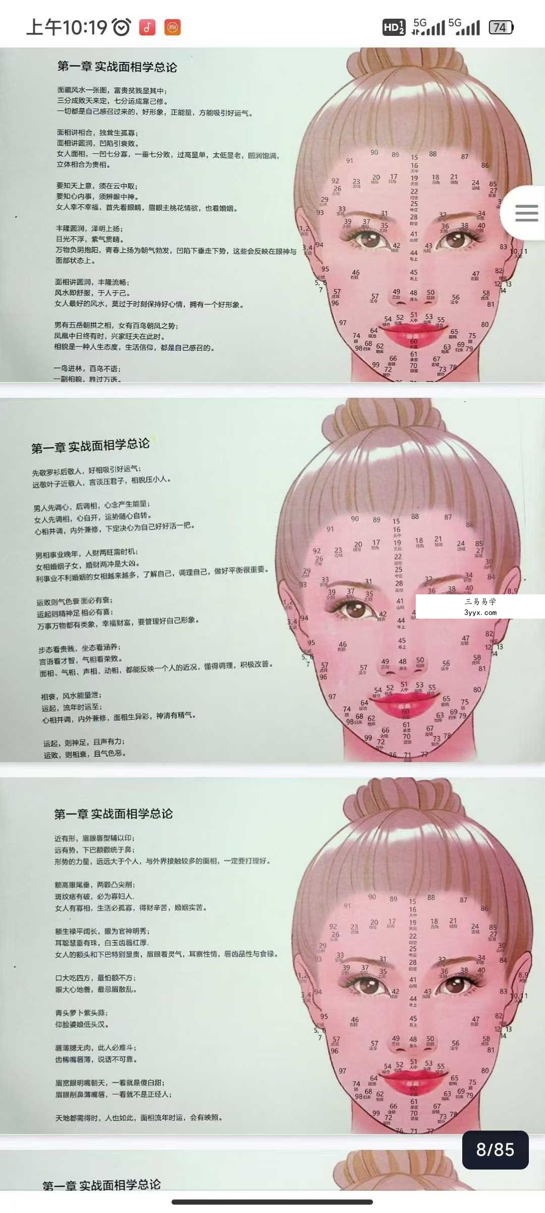 面相美学《纹绣风水》85页 资料图片