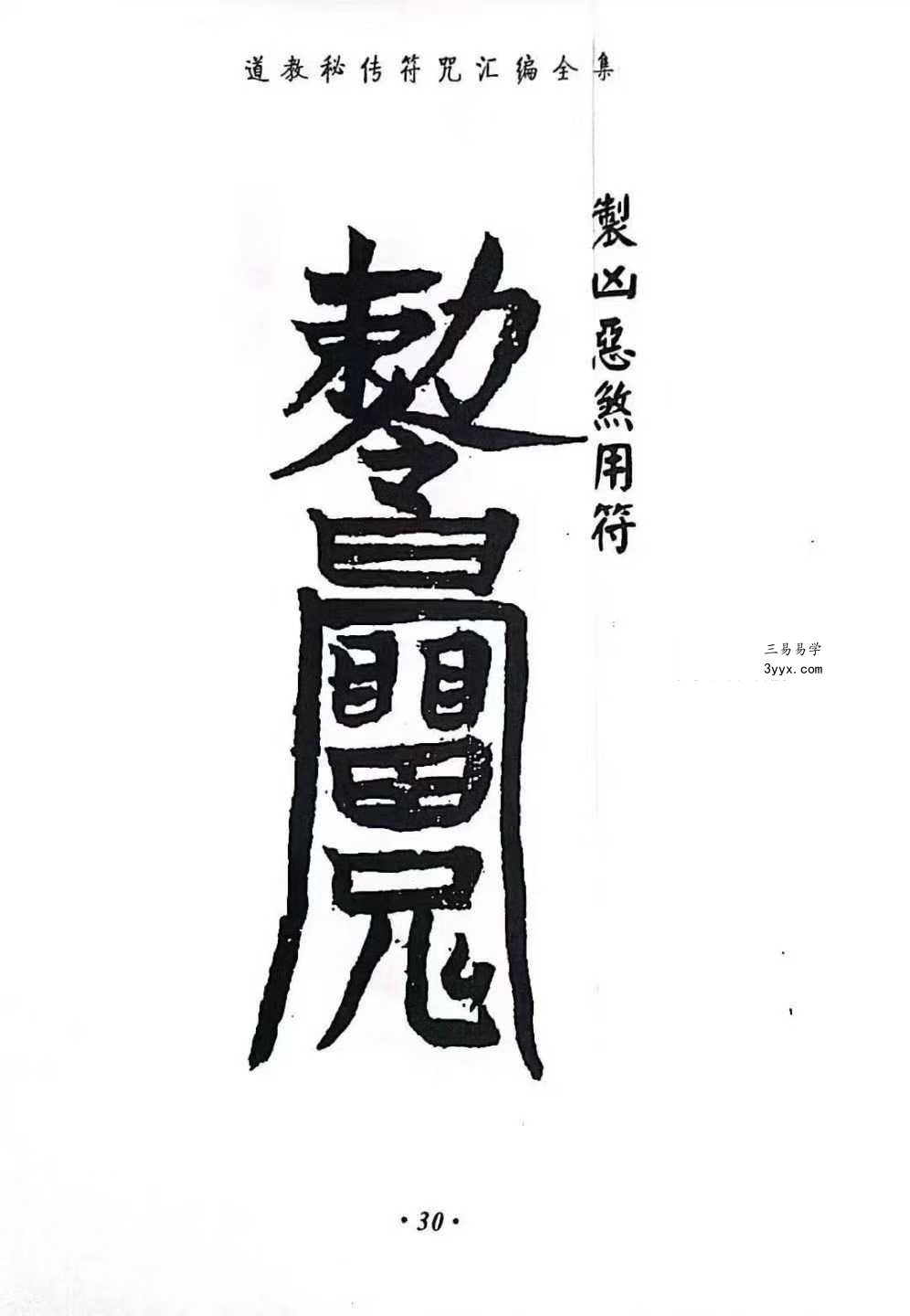 《道教秘传符咒汇编全集》219页 资料图片