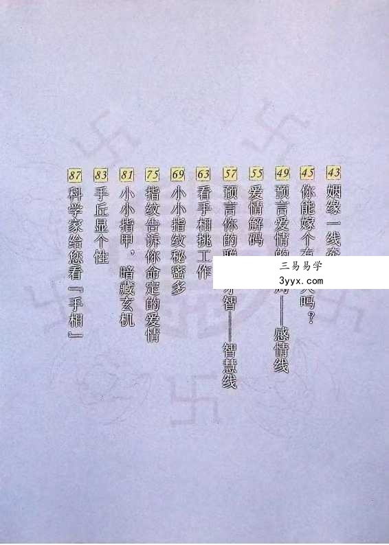 《手相 藏在手中的人生密码》97页 资料图片