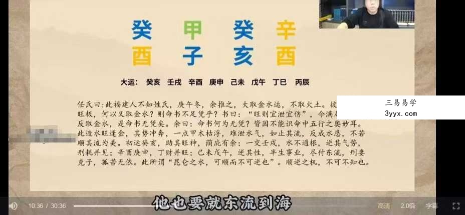 知易而行 梁兴扬《滴天髓》13集 资料图片