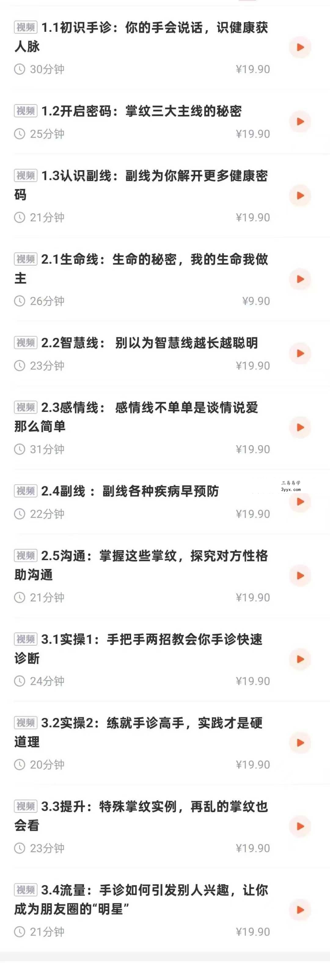 0基础 手把手教你用手诊为健康掌舵12集 资料图片