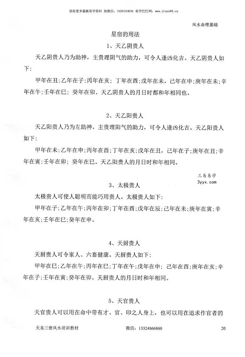 张峻铭 天易三僚风水培训教材《风水命理基础（起六柱）》39页+《地理峦头工夫》62页 资料图片