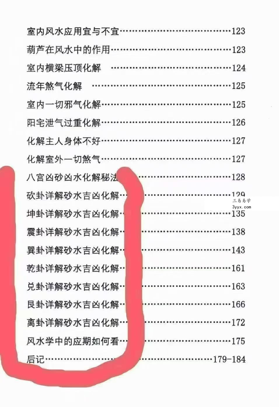 姜荔赢《八宫砂水吉凶断》风水化解秘籍186页 资料图片