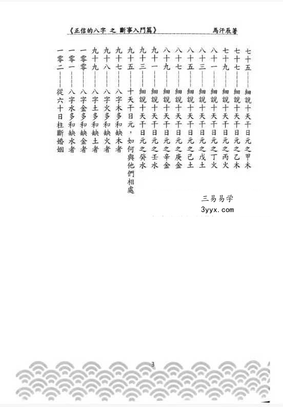 正信的八字（四）《去芜存菁》274页 资料图片